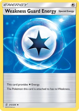 Weakness Guard Energy 213 - Reverse Holofoil SM Unified Minds - Uncommon