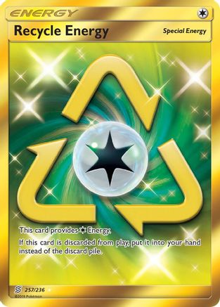 Recycle Energy (Secret) - Holofoil SM Unified Minds - Secret Rare