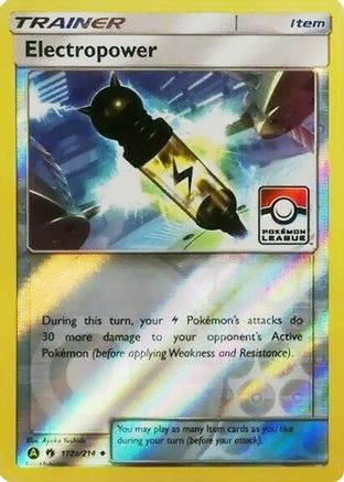 Electropower (Pokemon League) 172a/214 - Reverse Holofoil League & Championship Cards - Promo