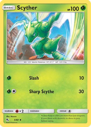 Scyther 005 Hidden Fates - Uncommon