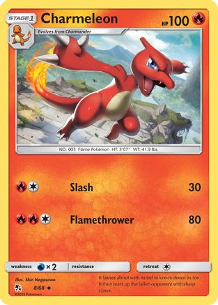 Charmeleon 008 Hidden Fates - Uncommon