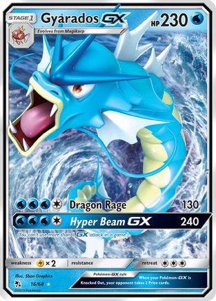 Gyarados GX 016 - Holofoil Hidden Fates - Ultra Rare