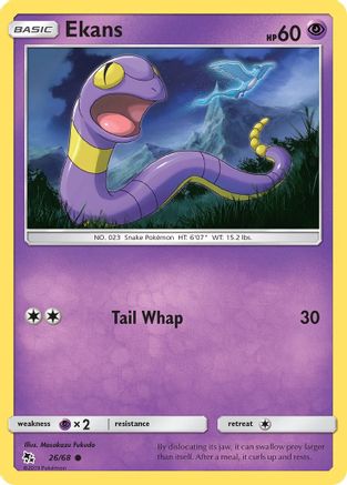 Ekans (26) (26) 026 Hidden Fates - Common