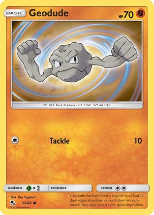 Geodude 033 Hidden Fates - Common