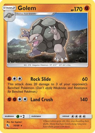 Golem 035 Hidden Fates - Rare