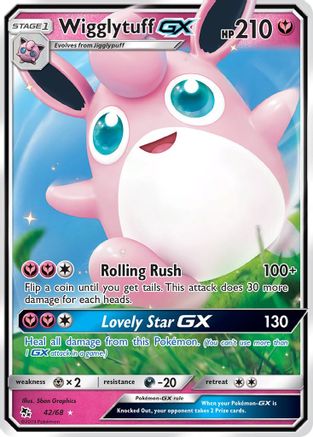 Wigglytuff GX 042 - Holofoil Hidden Fates - Ultra Rare