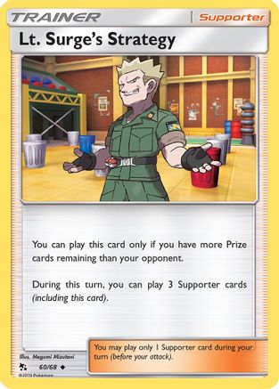 Lt. Surge's Strategy 060 Hidden Fates - Uncommon