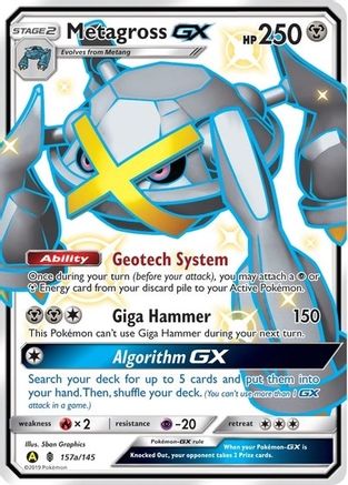 Metagross GX 157a/145 - Holofoil Alternate Art Promos - Promo