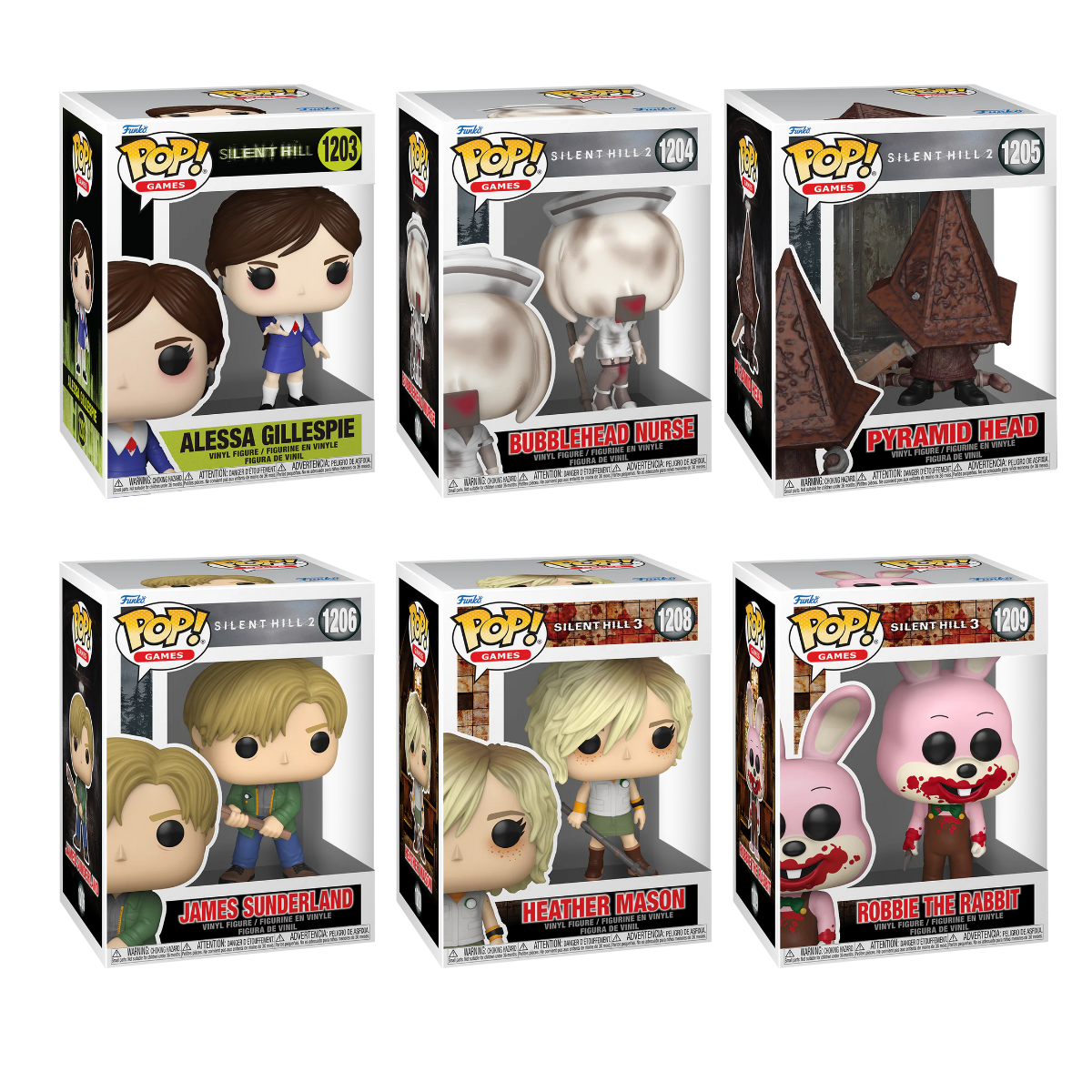 Silent Hill funko フィギュアセット Funko Pop! Games: Silent Hill - Alessa Gillespie / Bubblehead