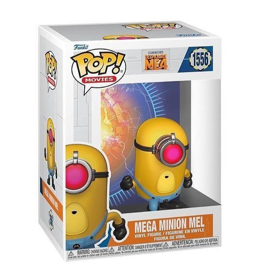 Funko Pop! Movies: Despicable Me 4 - Mega Minion Jerry / Mega Minion Dave / Mega Minion Tim / Mega Minion Mel / Mega Minion Gus