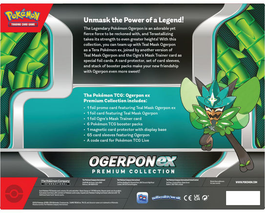 Pokemon TCG: Scarlet & Violet - Ogerpon ex Premium Collection Box Set