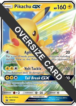 Pikachu GX - SM232 - Holofoil Jumbo Cards - Promo