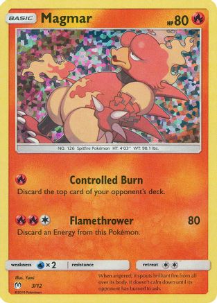 Magmar - 3/12/12 - Holofoil McDonalds Promos 2019 - Promo