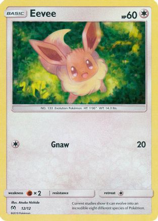 Eevee - 12/12/12 - Holofoil McDonalds Promos 2019 - Promo