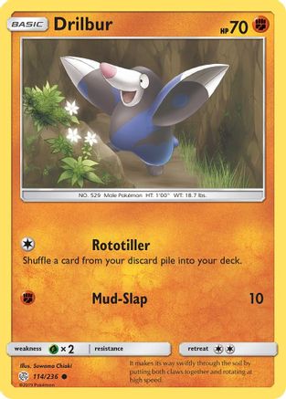 Drilbur/236 SM Cosmic Eclipse - Common