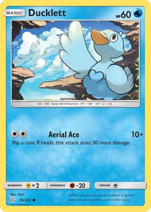 Ducklett 059 SM Cosmic Eclipse - Common