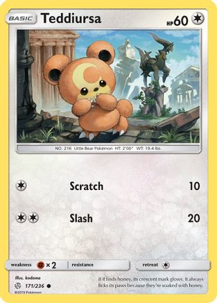 Teddiursa 171 SM Cosmic Eclipse - Common