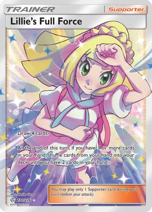 Lillie's Full Force (Full Art) - Holofoil SM Cosmic Eclipse - Ultra Rare