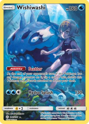 Wishiwashi (Secret) 240 - Holofoil SM Cosmic Eclipse - Secret Rare