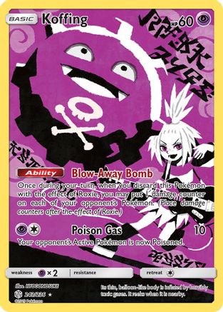 Koffing (Secret) 243 - Holofoil SM Cosmic Eclipse - Secret Rare