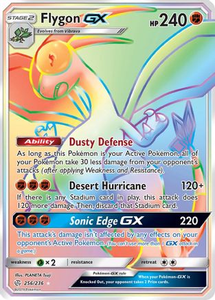 Flygon GX (Secret) - Holofoil SM Cosmic Eclipse - Secret Rare