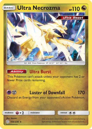 Ultra Necrozma 164 - Reverse Holofoil SM Cosmic Eclipse - Holo Rare