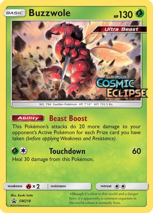 Buzzwole - SM218 (Prerelease) - Holofoil SM Promos - Promo