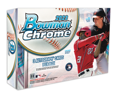 2023 MLB TOPPS BOWMAN CHROME AUTOGRAPH HTA Factory SEALED box