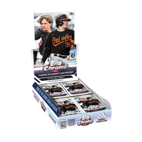 2023 MLB TOPPS CHROME BASEBALL HOBBY BOX Factory SEALED box