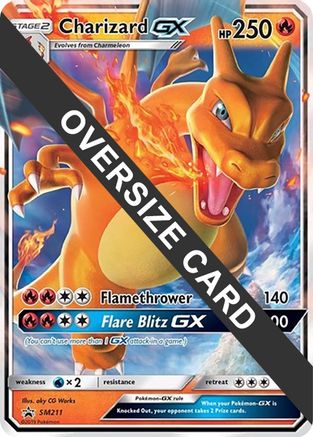 Charizard GX - SM211 (SM Black Star Promo) - Holofoil Jumbo Cards - Promo