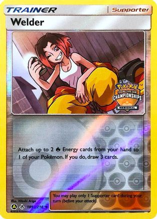 Welder - 189a/214 (Regional Championships)/214 - Reverse Holofoil League & Championship Cards - Promo