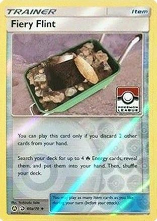 Fiery Flint (Pokemon League) 60a/70 - Reverse Holofoil League & Championship Cards - Promo