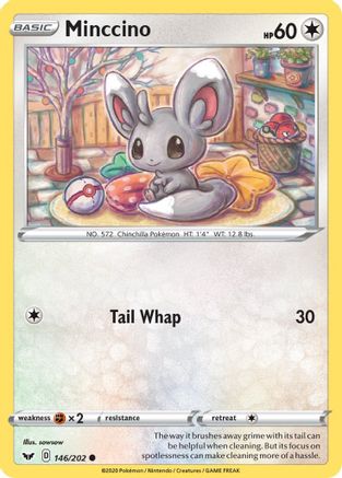 Minccino (146) (146) 146 SWSH01 Sword & Shield Base Set - Common
