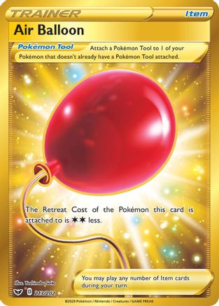 Air Balloon (Secret) 213 - Holofoil SWSH01 Sword & Shield Base Set - Secret Rare