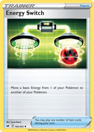 Energy Switch 162 SWSH01 Sword & Shield Base Set - Uncommon