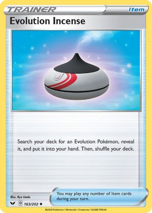 Evolution Incense 163 SWSH01 Sword & Shield Base Set - Uncommon