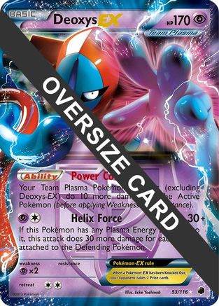 Deoxys EX - 53/116 (Plasma Freeze)/116 - Holofoil Jumbo Cards - Promo