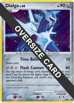 Dialga - DP26 (DP Black Star Promo) - Holofoil Jumbo Cards - Promo