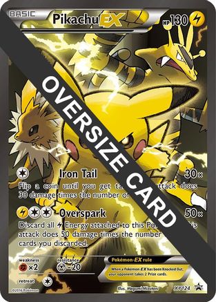 Pikachu EX - XY124 - Holofoil Jumbo Cards - Promo