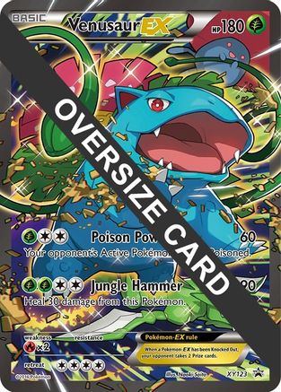 Venusaur EX - XY123 - Holofoil Jumbo Cards - Promo