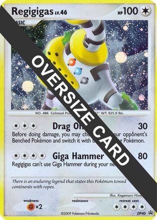 Regigigas - DP40 - Holofoil Jumbo Cards - Promo