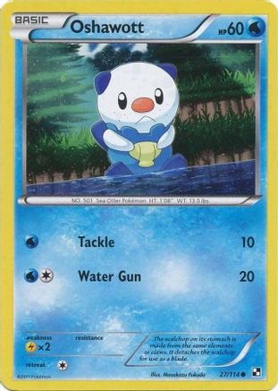 Oshawott - 27/114 (Cosmos Holo)/114 - Holofoil Alternate Art Promos - Promo