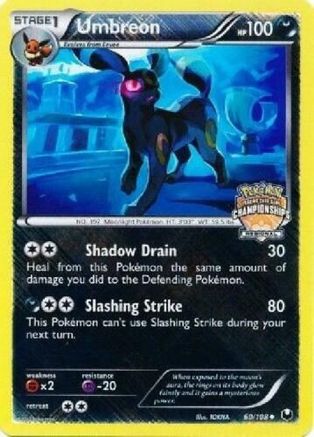 Umbreon - 60/108 (Regional Championships)/108 - Holofoil League & Championship Cards - Promo