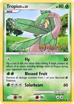 Tropius - 52/111 (Prerelease)/111 Nintendo Promos - Promo