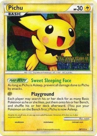 Pichu - 28/123 (Prerelease)/123 - Holofoil Nintendo Promos - Promo