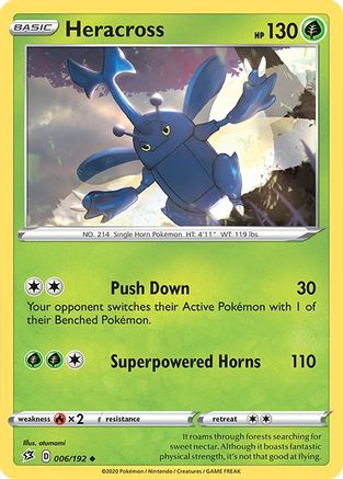 Heracross 006 SWSH02 Rebel Clash - Uncommon