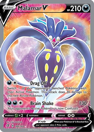 Malamar V (Full Art) - Holofoil SWSH02 Rebel Clash - Ultra Rare