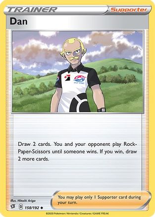 Dan 158 - Reverse Holofoil SWSH02 Rebel Clash - Uncommon