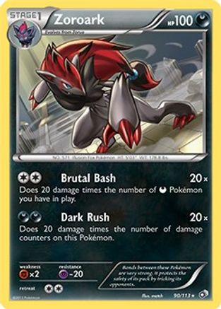 Zoroark - 90/113/113 Deck Exclusives - Rare