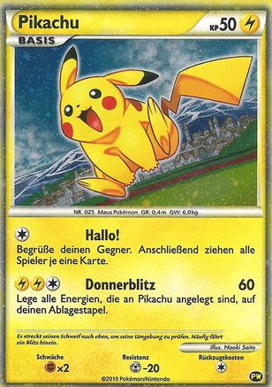 Pikachu (German) 0PW - Holofoil Pikachu World Collection Promos - Promo